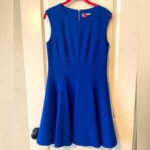 Eliza J fully lined fit and flare dress. Royal Blue Size 6P